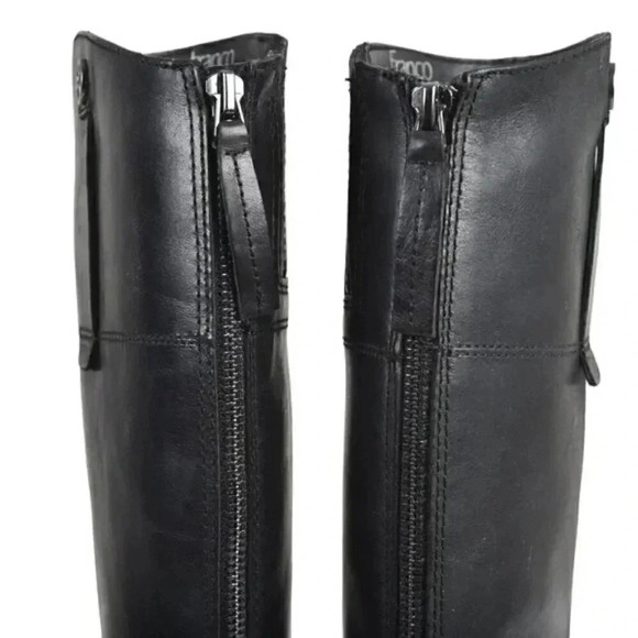 Franco Sarto Leather Knee High Boot  Tall Black Size 6.5 - Picture 10 of 16